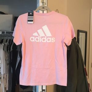Baby Pink Adidas Tee